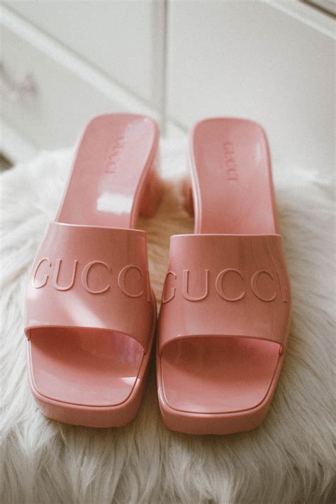 gucci women's rubber sandals|Gucci rubber sandals women is.